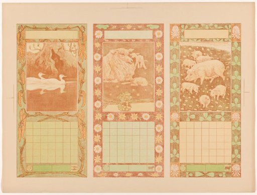 Calendars for February, March and April 1904