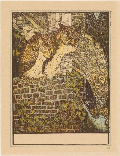 Two Owls on a Wall