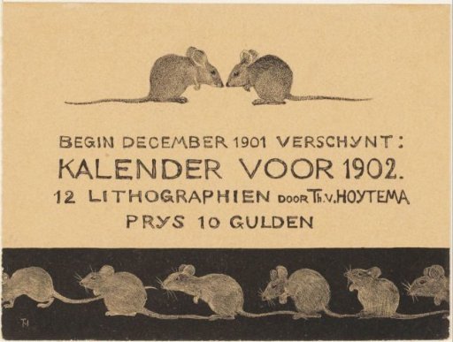 Announcement for calendar 1902