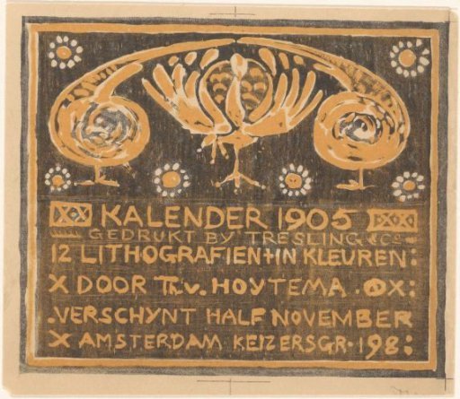 Announcement for calendar 1905