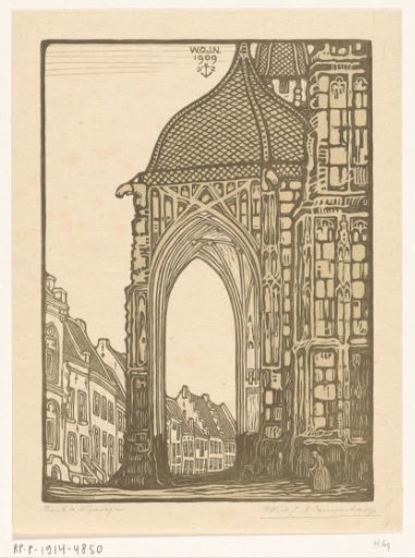 Portal of the Great or Saint Stevens' Church in Nijmegen