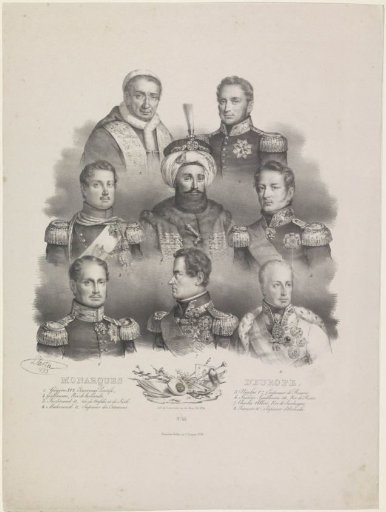 Portraits of eight princes of Europe