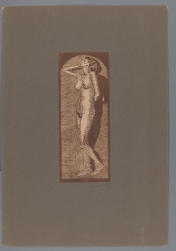 Standing female nude