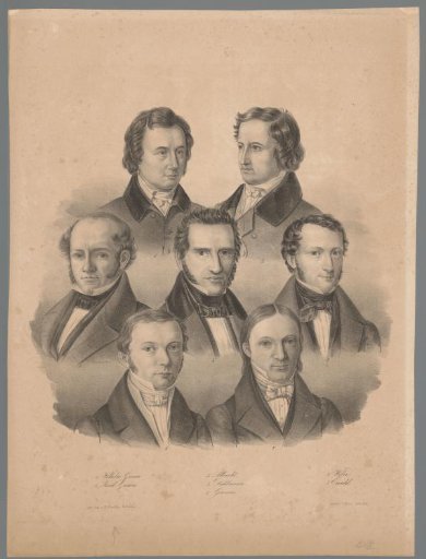 Portraits of the Göttinger Seven