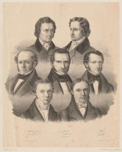 Portraits of the Göttingen Seven