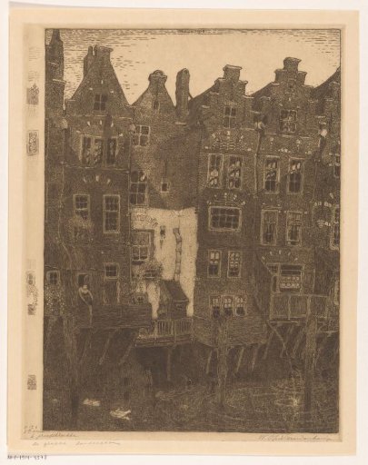 Houses at the Voorstraatshaven in Dordrecht