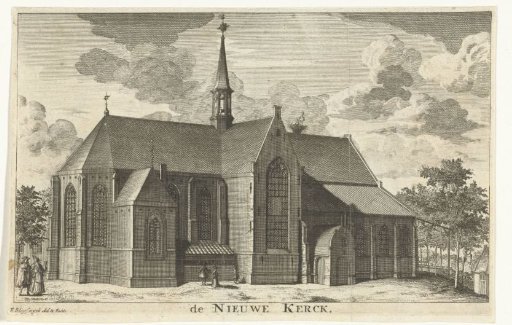 View of the New Church at Alphen aan den Rijn