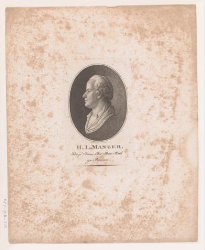 Portrait of Heinrich Ludewig Manger