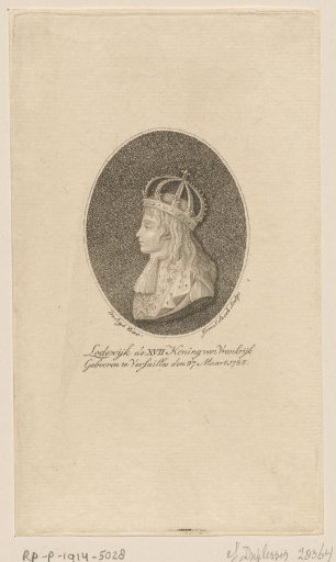 Portrait of Louis XVII of France
