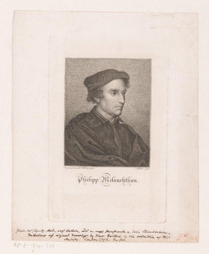 Portrait of Philipp Melanchthon