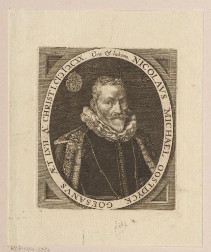 Portrait of Nicolaas Oostdijck at the age of 57