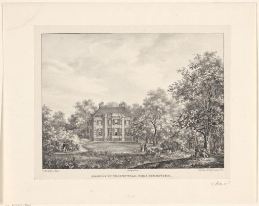View of the Estate Bosbeek-Groenendaal