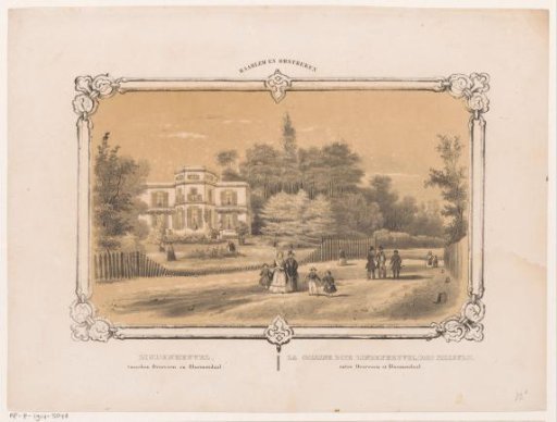 Gezicht op buitenplaats Lindenheuvel