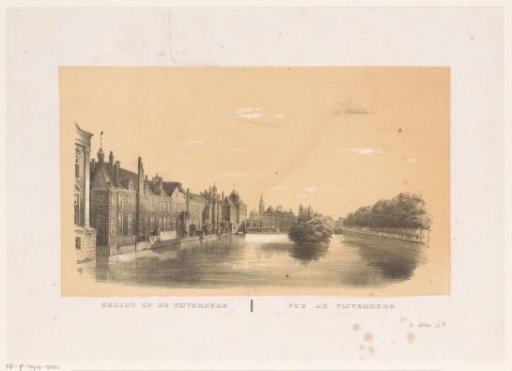 View of the Hofvijver in The Hague