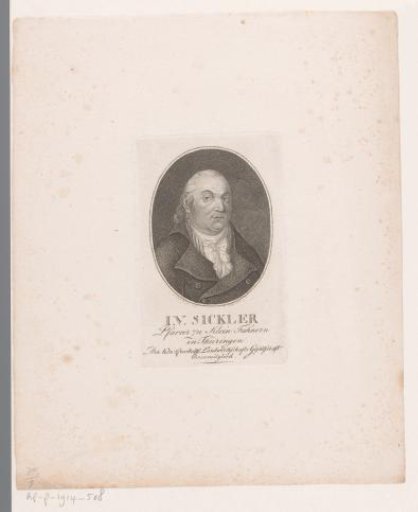 Portrait of Johann Volkmar Sickler