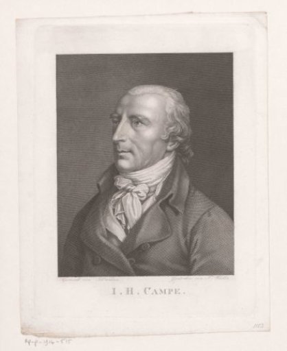 Portrait of Joachim Heinrich Campe