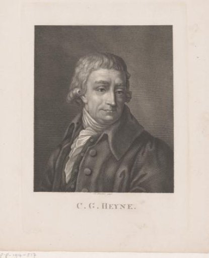 Portrait of Christian Gottlob Heyne