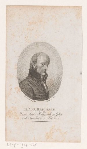 Portrait of Heinrich August Ottokar Reichard