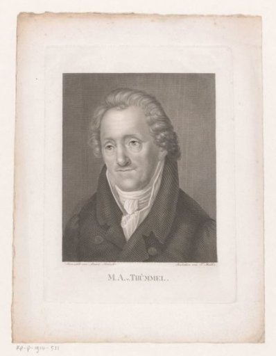 Portrait of Moritz August von Thümmel