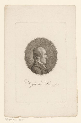 Portrait of Adolph, Freyherr von Knigge