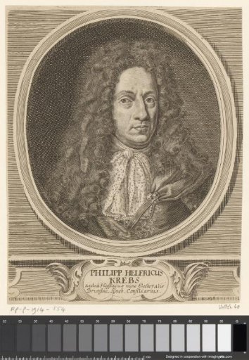 Portrait of Philipp Helfrich Krebs
