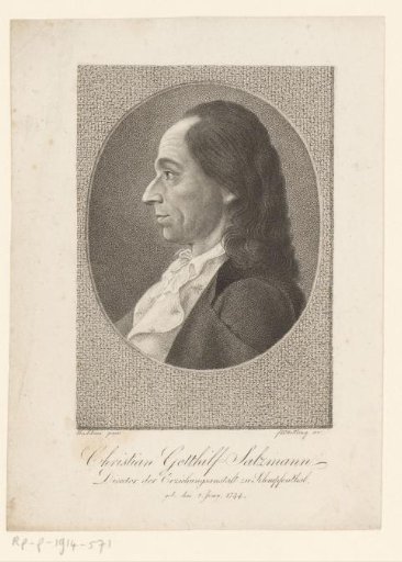 Portrait of Christian Gotthilf Salzmann