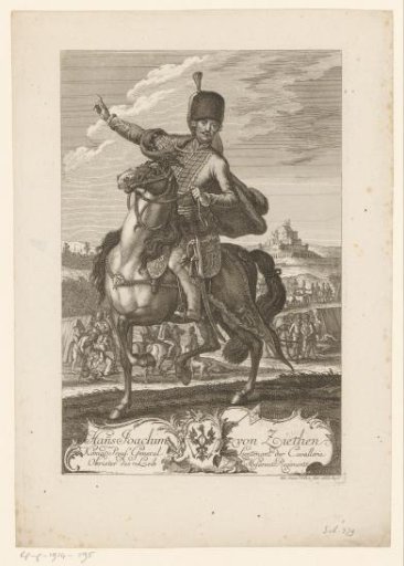 Portrait of Hans Joachim von Zieten