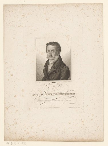 Portrait of Karl Gottlieb Bretschneider