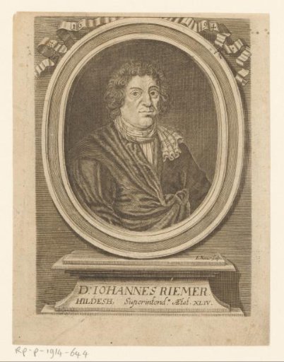 Portrait of Johannes Riemer