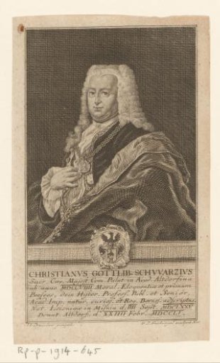 Portrait of Christian Gottlieb Schwarz