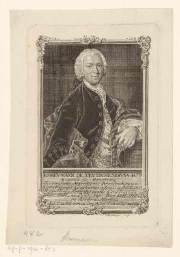 Portrait of Johann Heumann von Teuschenbrunn