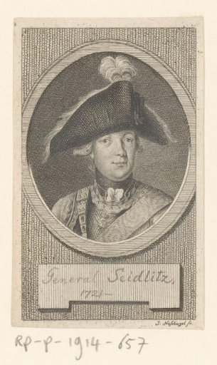 Portrait of Friedrich Wilhelm, Baron von Seydlitz