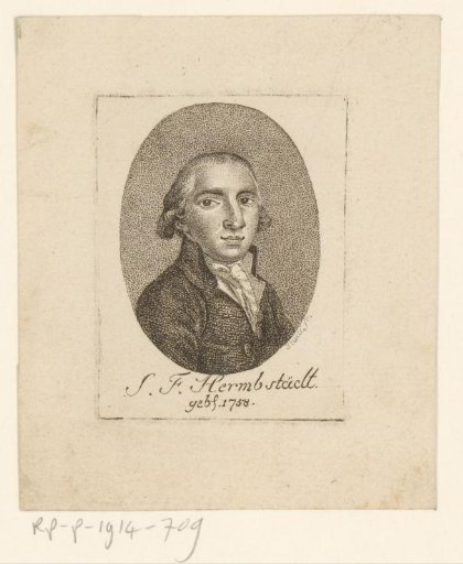Portrait of Sigismund Friedrich Hermbstaedt