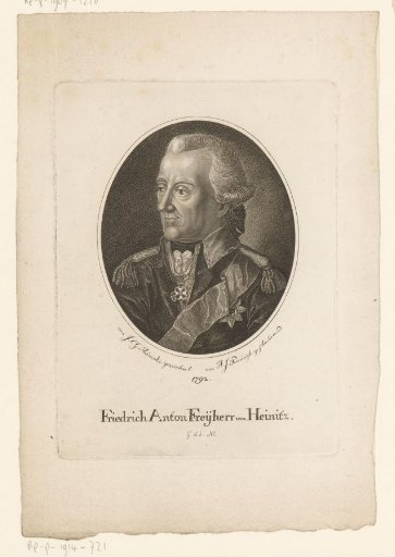 Portrait of Friedrich Anton von Heynitz