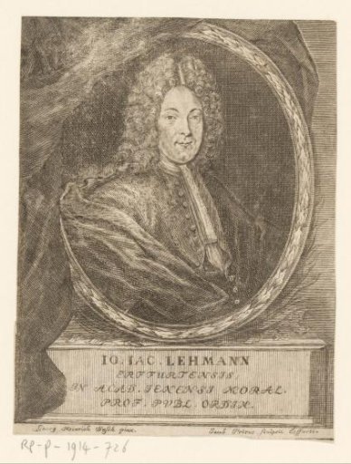 Portrait of Johann Jakob Lehmann
