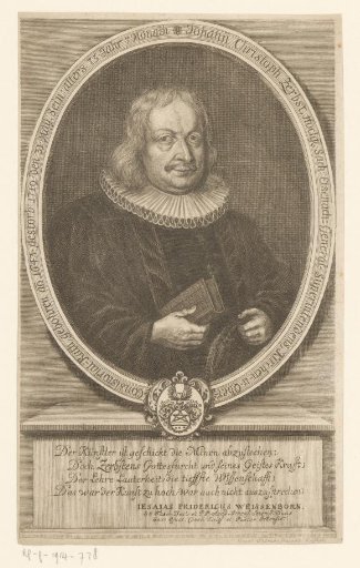 Portrait of Johann Christ Zerbst