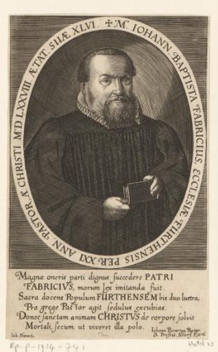 Portrait of Johann Baptist Fabricius