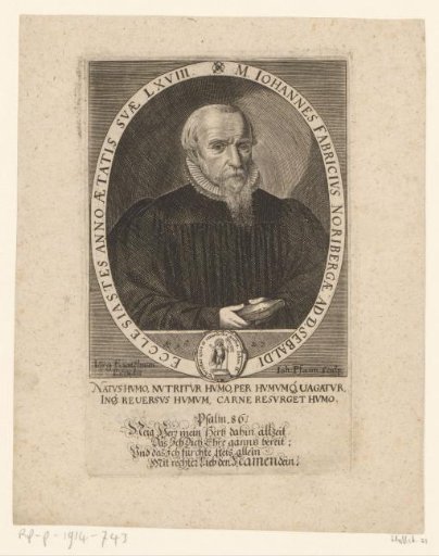 Portrait of Johann Fabricius