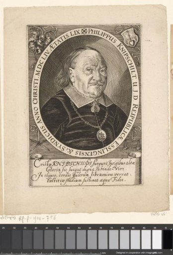 Portrait of Philipp Knipschild