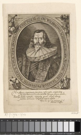 Portrait of Willibald Schlüsselfelder von Kirchensittenbach