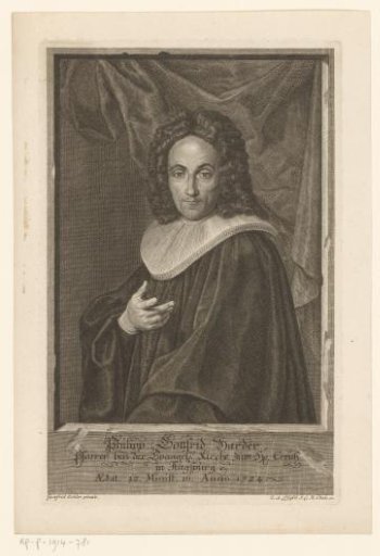 Portrait of Philipp Gottfried Harder