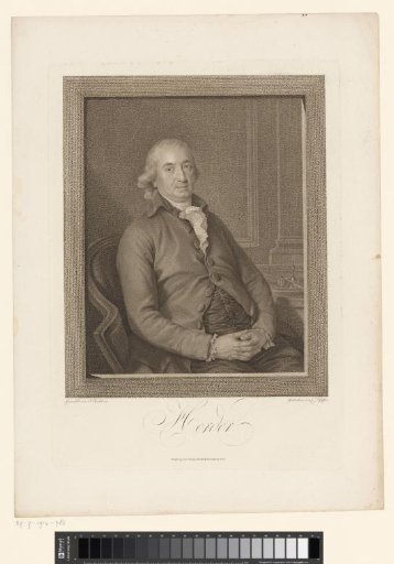 Portrait of Johann Gottfried von Herder