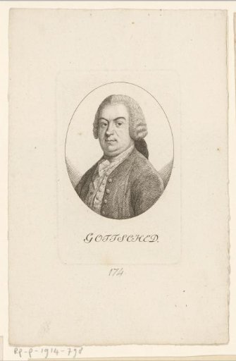 Portrait of Johann Christoph Gottsched