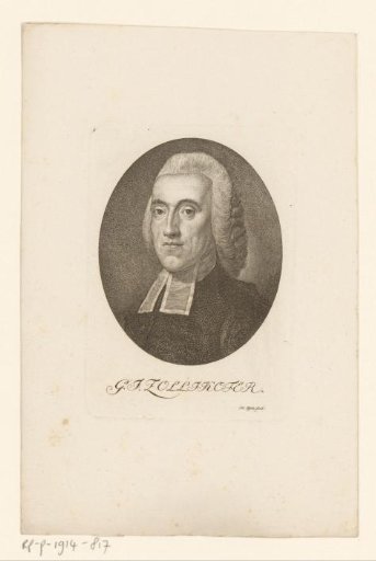 Portrait of Georg Joachim Zollikofer