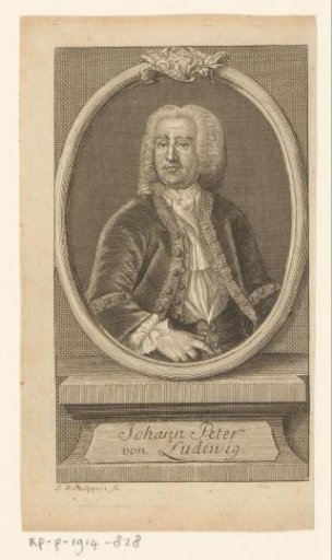 Portrait of Johann Peter von Ludewig