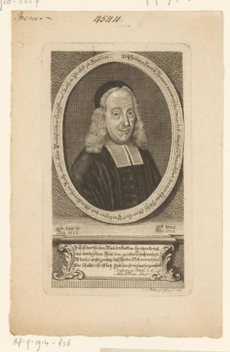 Portrait of Philipp Jacob Spener