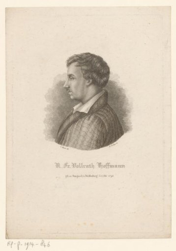 Portrait of Karl Friedrich Vollrath Hoffmann