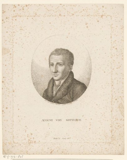 Portrait of August Friedrich Ferdinand von Kotzebue