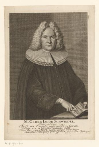 Portrait of Georg Jacob Schwindel