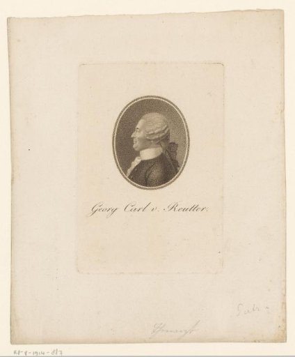 Portrait of Johann Georg Reutter